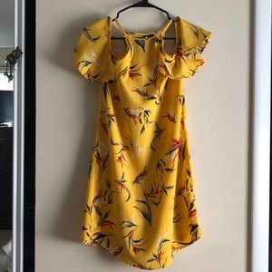Tropical yellow dress❤️